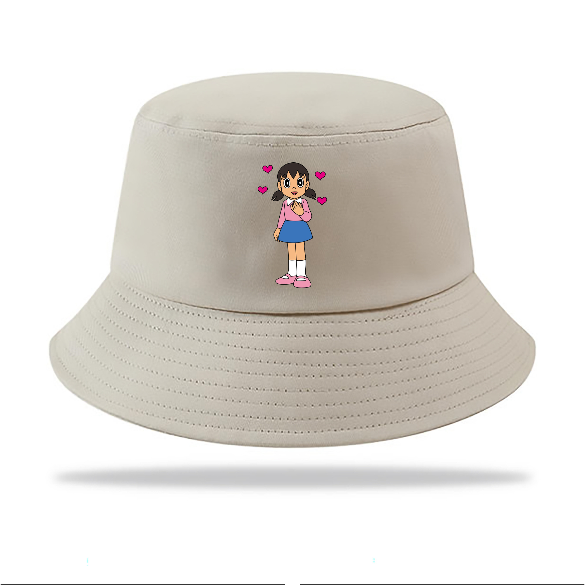 （画像用） ドラえもん みなもと しずか Doraemon Shizuka Minamoto アウトドア日除けバケットハット